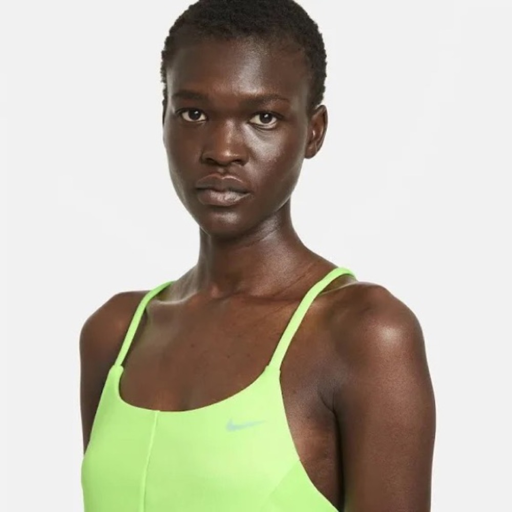 Worn Once Nike Women's Lime Glow Icon Clash Dress Size Small